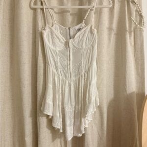 Sky to Moon White Lace Dress